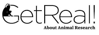 GETREAL! ABOUT ANIMAL RESEARCH logo