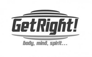 GETRIGHT! BODY, MIND, SPIRIT... logo