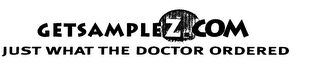 GETSAMPLEZ.COM JUST WHAT THE DOCTOR ORDERED logo