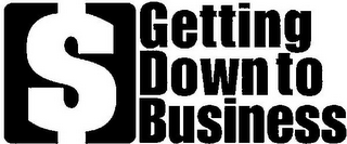 GETTING DOWN TO BUSINESS logo