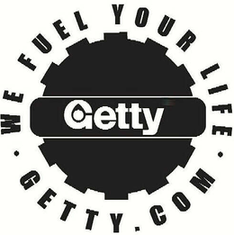 GETTY WE FUEL YOUR LIFE GETTY.COM logo