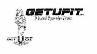 GETUFIT PERSONAL WELLNESS GETUFIT, INC. A NATURAL APPROACH TO FITNESS logo
