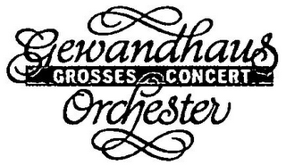 GEWANDHAUS ORCHESTER GROSSES CONCERT logo