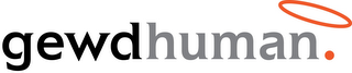 GEWD HUMAN. logo