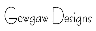 GEWGAW DESIGNS logo