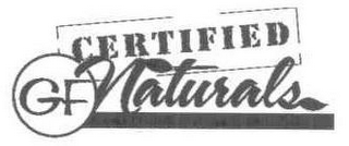 GF CERTIFIED GF NATURALS logo