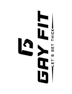 GF GAY FIT LET'S GET THICK logo