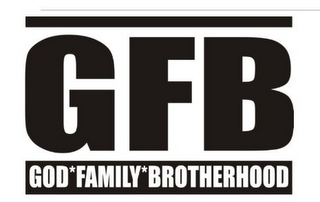GFB GOD*FAMILY*BROTHERHOOD logo