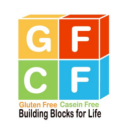 GFCF GLUTEN FREE CASEIN FREE BUILDING BLOCKS FOR LIFE logo