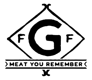 GFF MEAT YOU REMEMBER logo