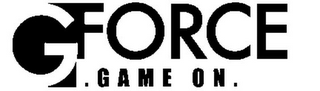 GFORCE .GAME ON. logo