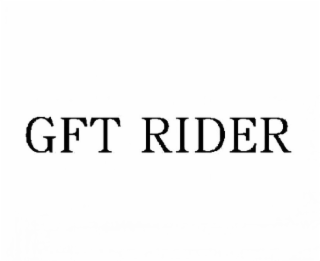 GFT RIDER logo