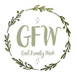 GFW GOD FAMILY WORK logo