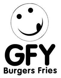 GFY BURGERS FRIES logo