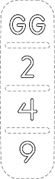 GG __ 2 __ 4 __ 9 logo