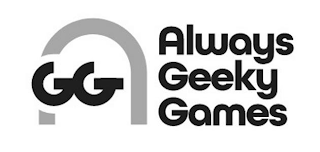 GG ALWAYS GEEKY GAMES logo