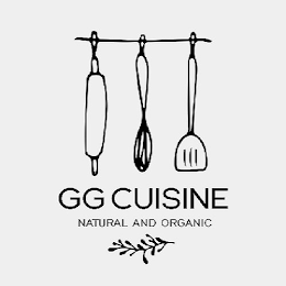 GG CUISINE NATURAL AND ORGANIC logo