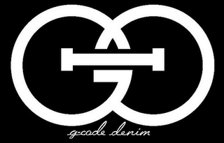 GG G-CODE DENIM logo
