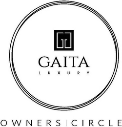 GG GAITA LUXURY OWNERS | CIRCLE logo