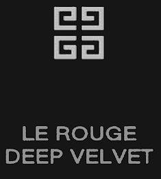 GG GG LE ROUGE DEEP VELVET logo
