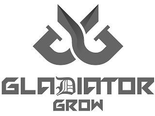 GG GLADIATOR GROW logo