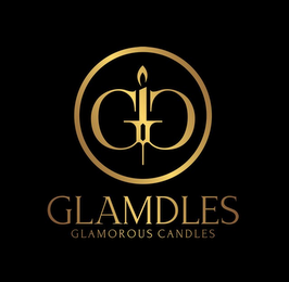 GG GLAMDLES GLAMOROUS CANDLES logo