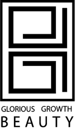 GG GLORIOUS GROWTH BEAUTY logo