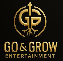 GG GO & GROW ENTERTAINMENT logo