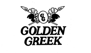 GG GOLDEN GREEK logo