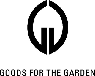 GG GOODS FOR THE GARDEN logo