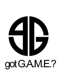 GG GOT G.A.M.E.? logo