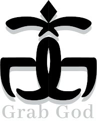 GG GRAB GOD logo
