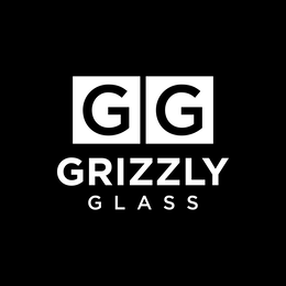 GG GRIZZLY GLASS logo