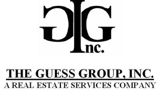 GG INC. THE GUESS GROUP, INC. A REAL ESTATE SERVICES COMPANY logo