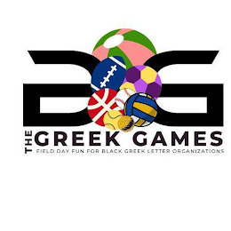 GG THE GREEK GAMES FIELD DAY FUN FOR BLACK GREEK LETTER ORGANIZATIONS logo