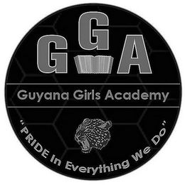 GGA GUYANA GIRLS ACADEMY "PRIDE IN EVERYTHING WE DO" logo