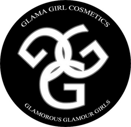 GGG GLAMA GIRL COSMETICS GLAMOROUS GLAMOUR GIRLS logo