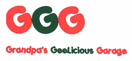 GGG GRANDPA'S GEELICIOUS GARAGE logo