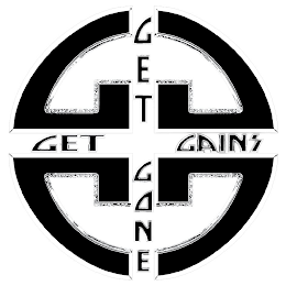 GGGG GET GAINS GET GONE logo