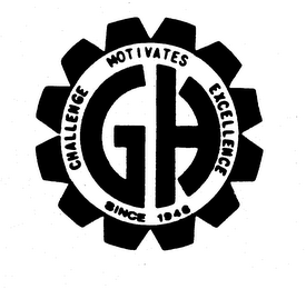 GH CHALLENGE MOTIVATES EXCELLENCE SINCE 1946 logo