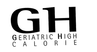 GH GERIATRIC HIGH CALORIE logo