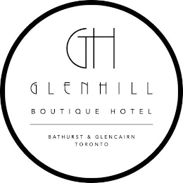 GH GLENHILL BOUTIQUE HOTEL BATHURST & GLENCAIRN TORONTO logo