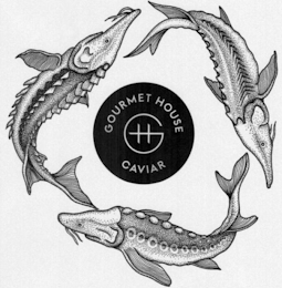 GH GOURMET HOUSE CAVIAR logo
