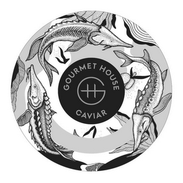 GH GOURMET HOUSE CAVIAR logo