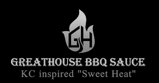 GH GREATHOUSE BBQ SAUCE KC INSPIRED "SWEET HEAT" logo