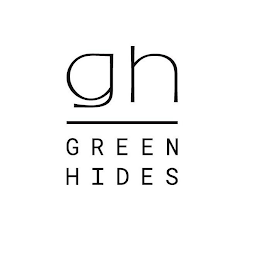 GH GREEN HIDES logo