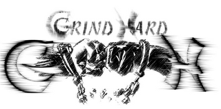 GH GRIND HARD RECORDS logo