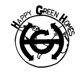 GH HAPPY GREEN HOMES logo