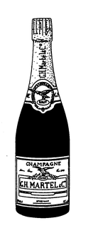 G.H. MARTEL & CO. BRUT CHAMPAGNE EPERNAY logo