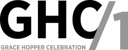GHC/1 GRACE HOPPER CELEBRATION logo